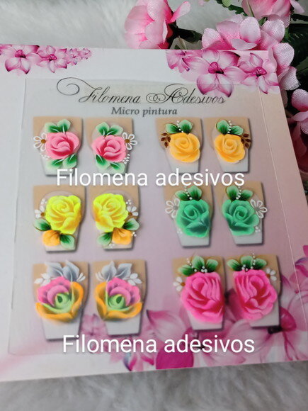 Adesivos Ones Troke, Unhas m ao Alongamento.