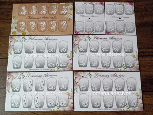 Adesivos para unhas M