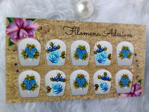 Adesivos para Unhas Naturais.
