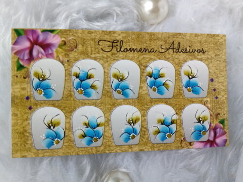 Adesivos para Unhas Naturais.