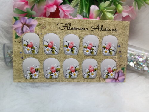 Adesivos para Unhas Naturais.