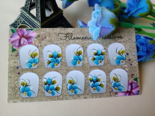 Adesivos para Unhas Naturais.