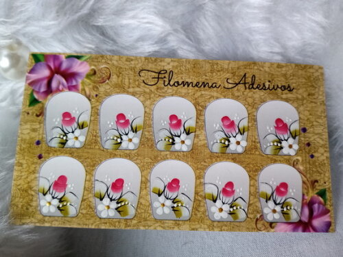 Adesivos para Unhas Naturais.