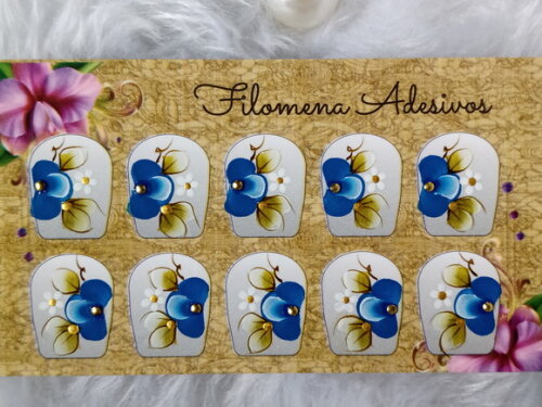 Adesivos para Unhas Naturais.