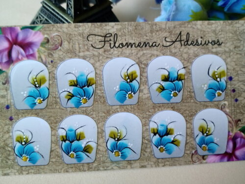 Adesivos para Unhas Naturais.