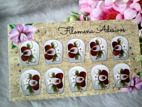 Adesivos para Unhas Naturais.
