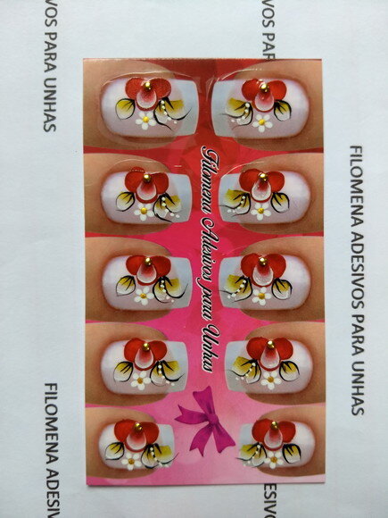 Adesivos para Unhas Naturais.