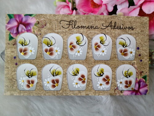 Adesivos para Unhas Naturais.