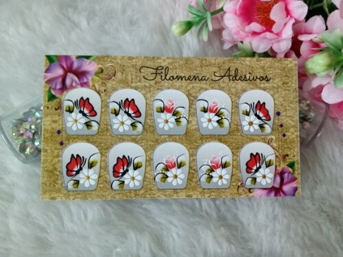 Adesivos para Unhas Naturais.