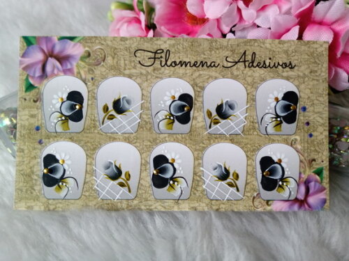 Adesivos para Unhas Naturais.