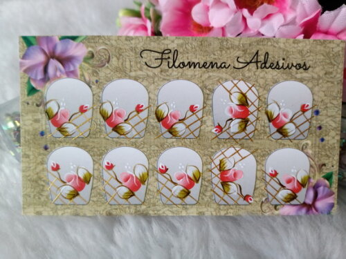Adesivos para Unhas Naturais.