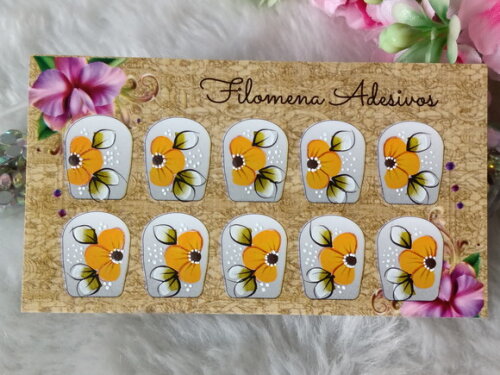 Adesivos para Unhas Naturais.