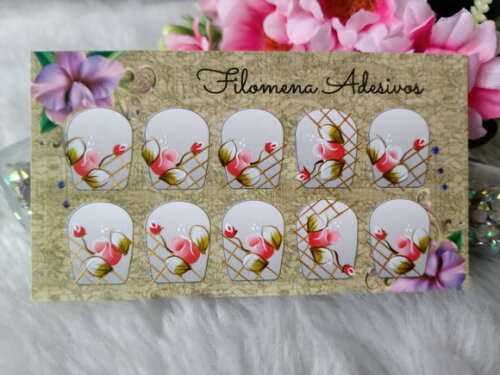 Adesivos para Unhas Naturais.