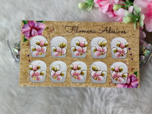 Adesivos para Unhas Naturais.