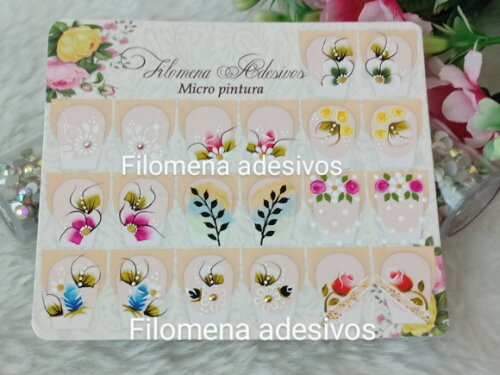 Adesivos para Unhas Naturais.