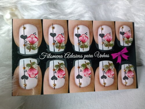 Adesivos para Unhas Naturais.