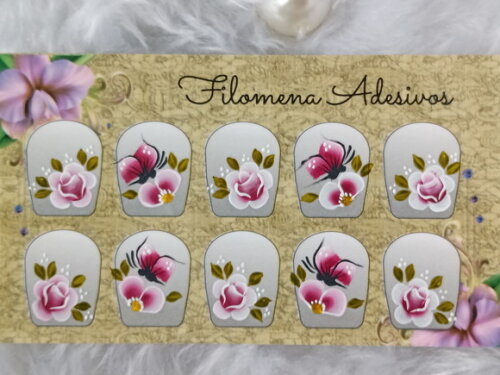 Adesivos para Unhas Naturais.