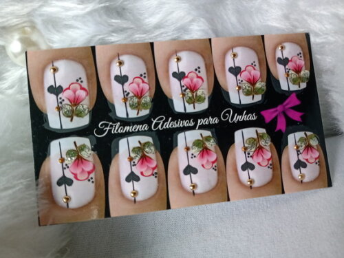 Adesivos para Unhas Naturais.