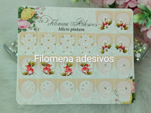 Adesivos para Unhas Naturais.