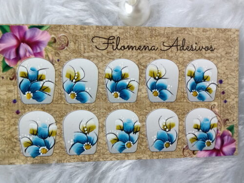 Adesivos para Unhas Naturais.