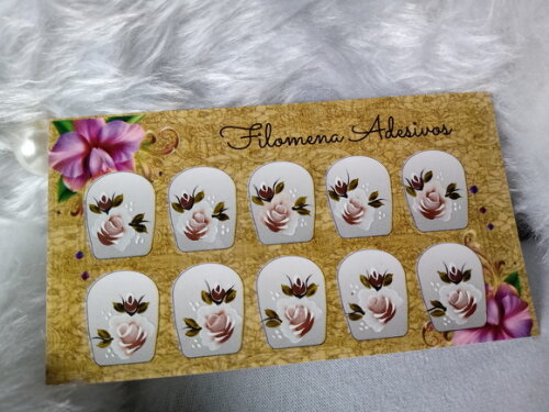 Adesivos para Unhas Naturais.