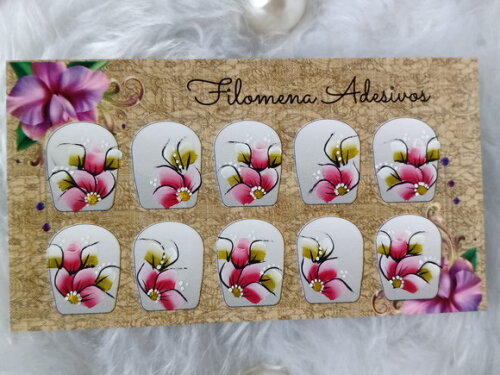 Adesivos para Unhas Naturais.
