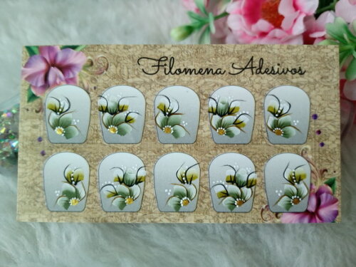 Adesivos para Unhas Naturais.