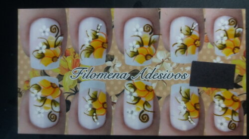 Adesivos para Unhas Naturais.