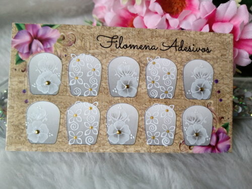 Adesivos para Unhas Naturais.