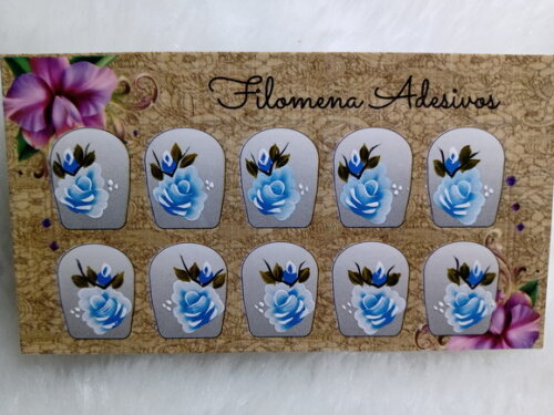 Adesivos para Unhas Naturais.