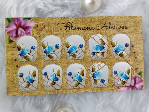 Adesivos para Unhas Naturais.