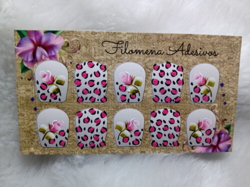 Adesivos para Unhas Naturais.