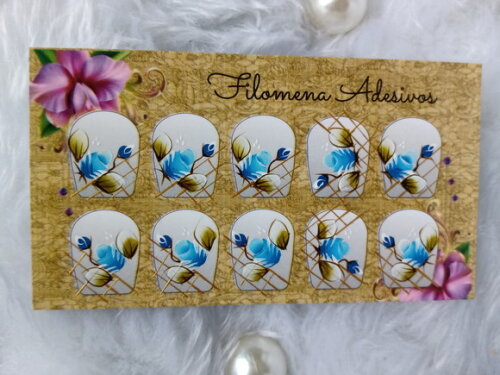 Adesivos para Unhas Naturais.