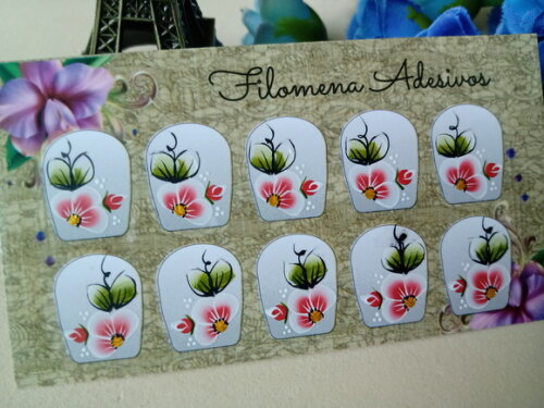 Adesivos para Unhas Naturais.
