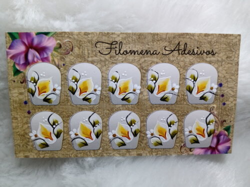 Adesivos para Unhas Naturais.