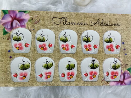 Adesivos para Unhas Naturais.
