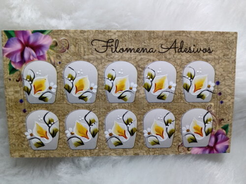 Adesivos para Unhas Naturais.