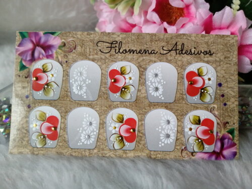 Adesivos para Unhas Naturais.