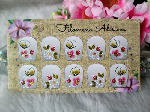 Adesivos para Unhas Naturais.