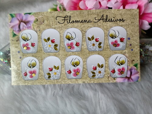 Adesivos para Unhas Naturais.