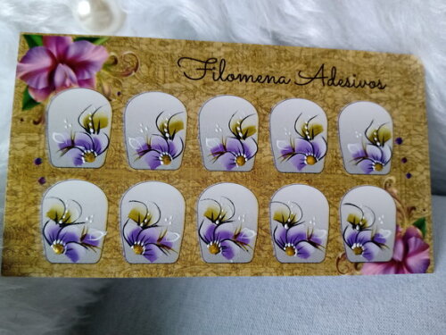 Adesivos para Unhas Naturais.