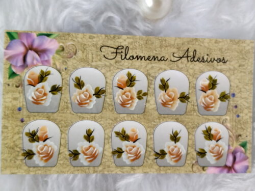 Adesivos para Unhas Naturais.