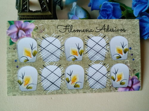 Adesivos para Unhas Naturais.