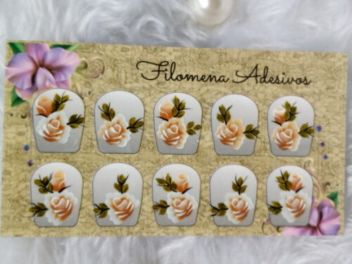 Adesivos para Unhas Naturais.