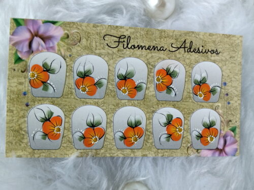 Adesivos para Unhas Naturais.