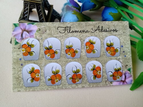 Adesivos para Unhas Naturais.