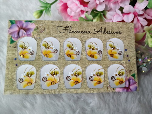 Adesivos para Unhas Naturais.