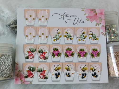 Adesivos Para Unhas Naturais.