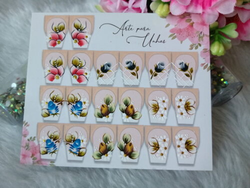 Adesivos Para Unhas Naturais.