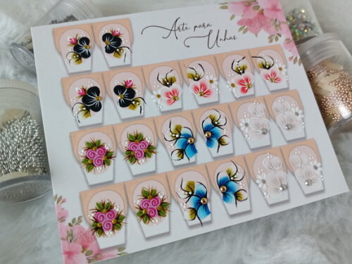 Adesivos Para Unhas Naturais.